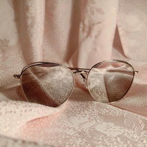 Black + silver sunglasses